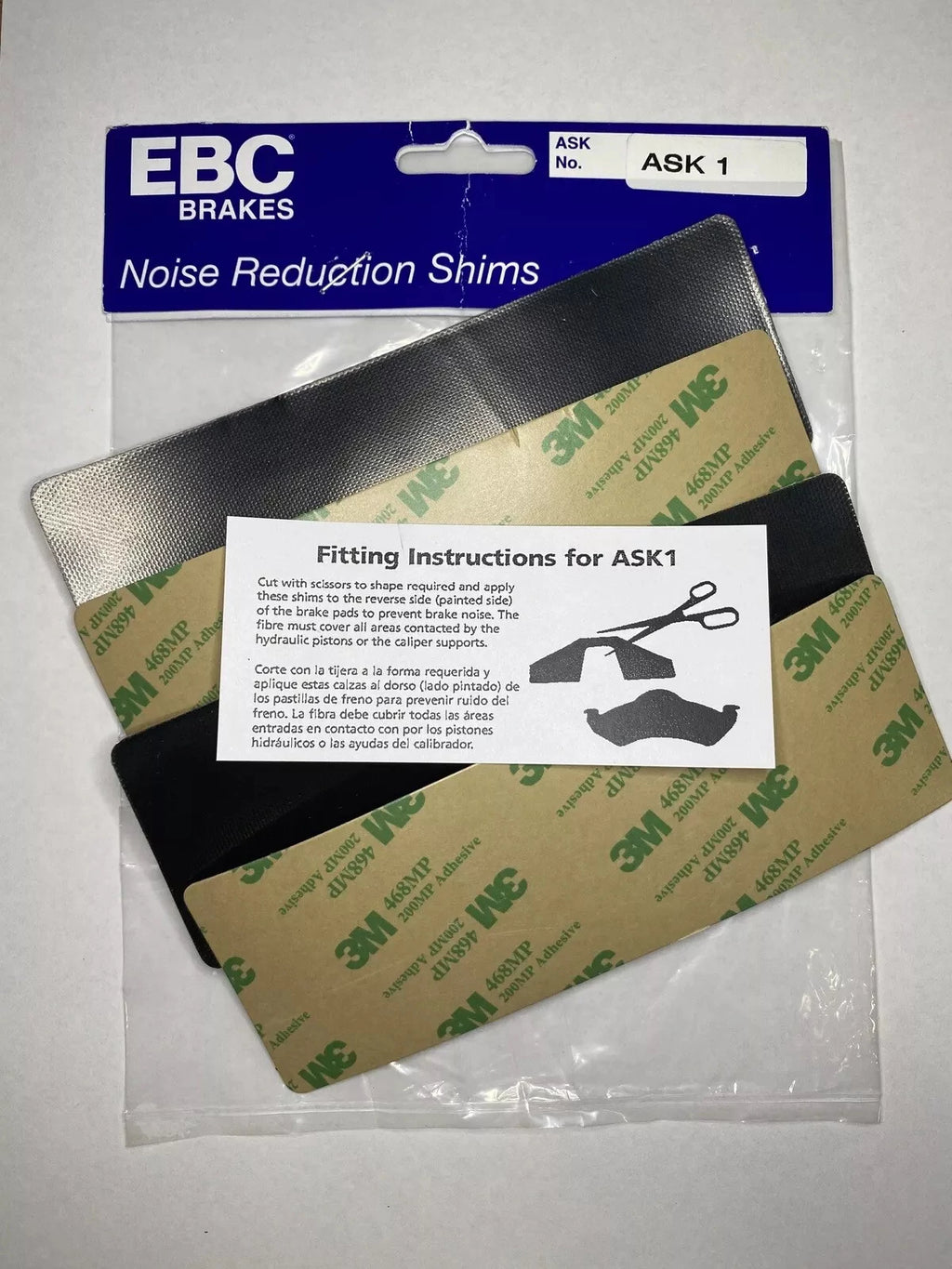 EBC Brakes ASK1 Podkładki antywibracyjne (Komplet) EBC