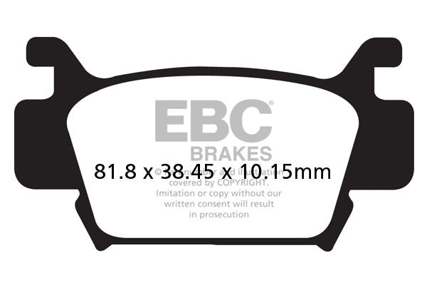 EBC Brakes Klocki hamulcowe EBC FA410TT (kpl. na 1 tarcze)