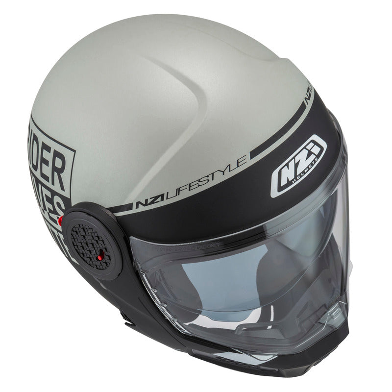 KASK MOTOCYKLOWY NZI MINIMOD DUO INVOLT GREYBLACK GREY MATT XS