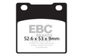 EBC Brakes Klocki hamulcowe EBC FA063HH wzmacniane (kpl. na 1 tarcze)