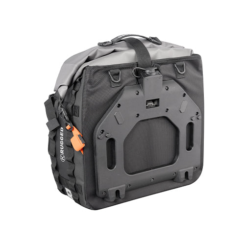 KAPPA TORBY (SAKWY BOCZNE) Z PŁYTĄ MONOKEY 100% WODOSZCZELNE KOLOR CZARNO SZARY (K' RUGGED) (PARA) – zdjęcie 5
