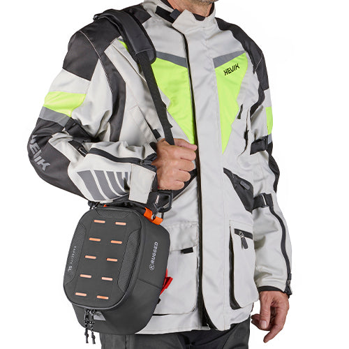 KAPPA TORBA NA ZBIORNIK / BAK (TANKBAG) DO MOCOWANIA TANKLOCK 5L (24,5X20,5X10CM) KOLOR CZARNY (K' RUGGED) - MOŻLIWOŚĆ DOPIĘCIA MOCOWANIA AVSH – zdjęcie 5