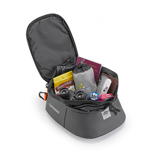 KAPPA TORBA NA ZBIORNIK / BAK (TANKBAG) DO MOCOWANIA TANKLOCK 5L (24,5X20,5X10CM) KOLOR CZARNY (K' RUGGED) - MOŻLIWOŚĆ DOPIĘCIA MOCOWANIA AVSH – zdjęcie 3
