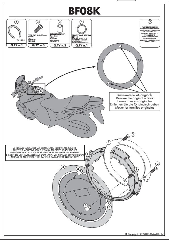 KAPPA MOCOWANIE TANKLOCK DUCATI – zdjęcie 3