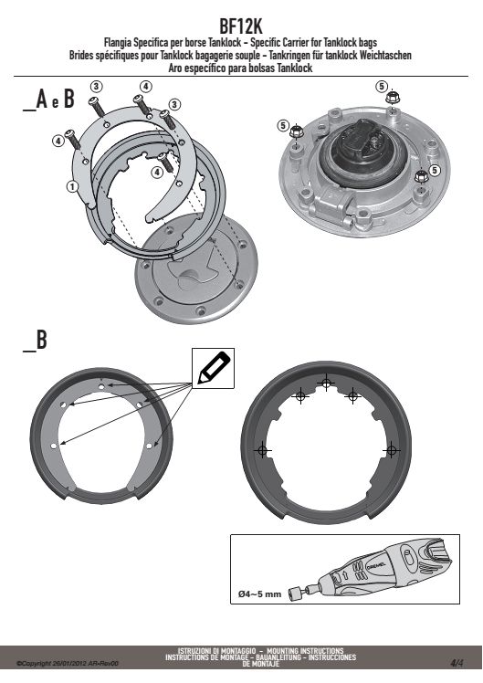 KAPPA MOCOWANIE TANKLOCK KTM DUKE 125 (11) – zdjęcie 6