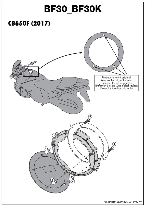 GIVI MOCOWANIE TANKLOCK HONDA CB 650F / CBR 1000RR (17)