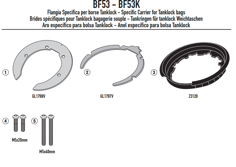 GIVI (WYCOFANY) MOCOWANIE TANKLOCK - HUSQVARNA Svartpilen 701 (20)