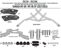 GIVI (WYCOFANY) STELAŻ SAKW BOCZNYCH SERII REMOVE-X - YAMAHA MT-09 / MT-09 SP (21 > 22)