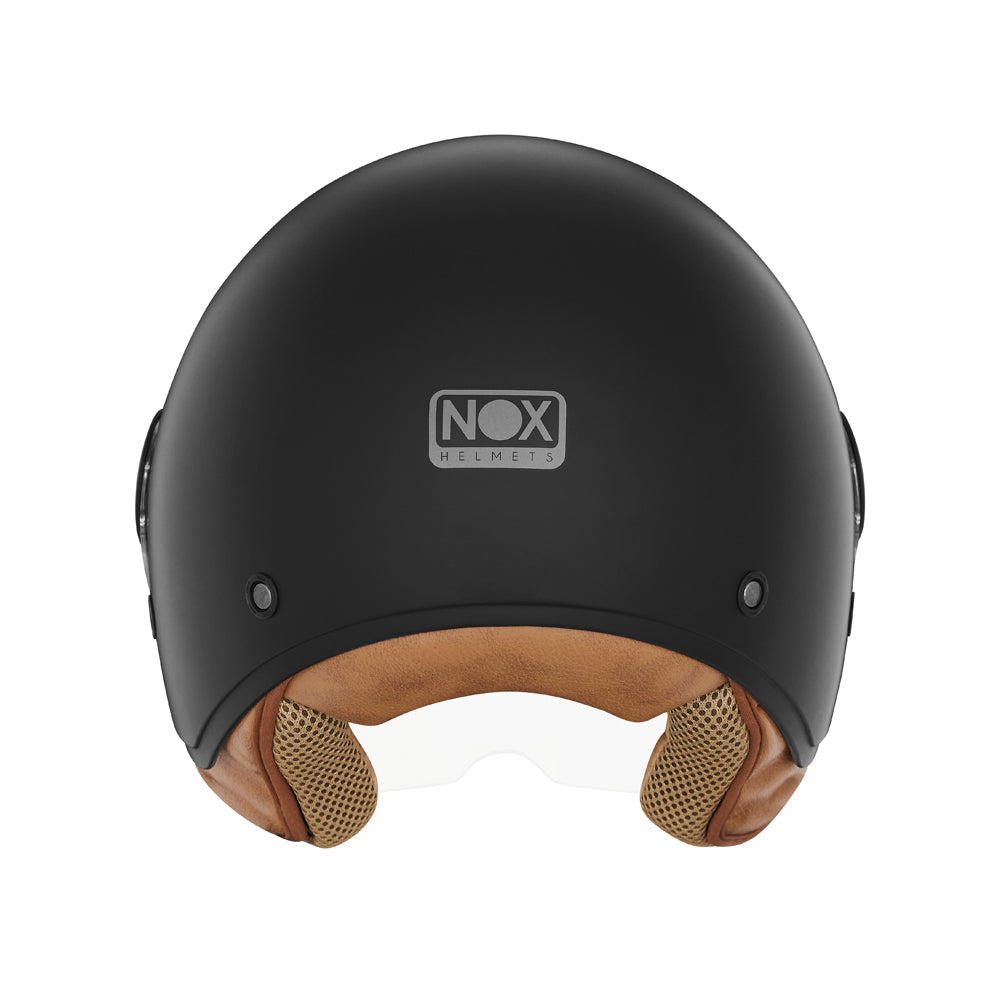 NOX KASK OTWARTY JET Z BLENDĄ N210 EVO KOLOR CZARNY MAT – zdjęcie 3