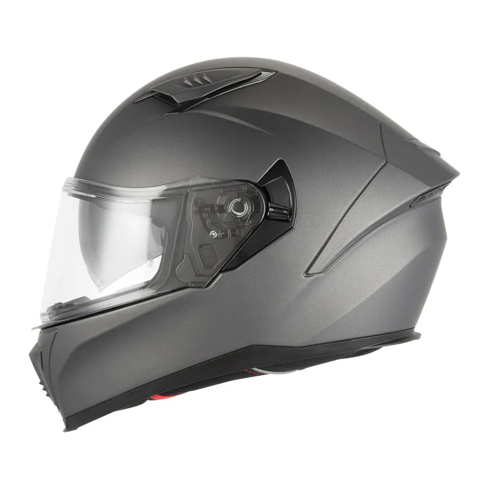 NOX KASK INTEGRALNY (FULL FACE) Z BLENDĄ N402 SOLID KOLOR TYTANOWY MAT – zdjęcie 2