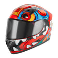 NOX KASK INTEGRALNY (FULL FACE) N731 SCRAPPY KID / JUNIOR (DZIECIĘCY) KOLOR CZERWONY/NIEBIESKI/BIAŁY