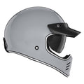 NOX PREMIUM KASK INTEGRALNY (FULL FACE) SEVENTY II SOLID KOLOR SZARY POŁYSK