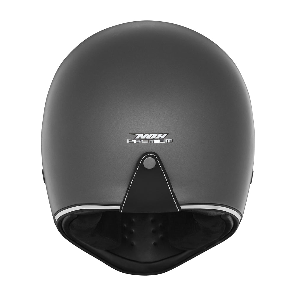 NOX PREMIUM KASK INTEGRALNY (FULL FACE) SEVENTY II SOLID KOLOR TYTANOWY MAT – zdjęcie 3