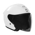 NOX WYPRZEDAŻ PREMIUM KASK OTWARTY JET Z BLENDĄ SPY KOLOR BIAŁY