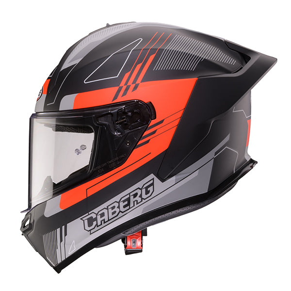 CABERG KASK INTEGRALNY ROXTER COLT KOLOR CZARNY MAT/CZERWONY FLUO/CZARNY