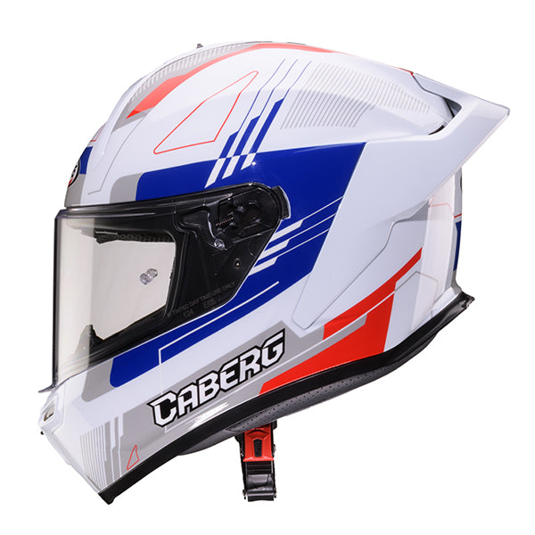 CABERG KASK INTEGRALNY ROXTER COLT KOLOR BIAŁY/CZERWONY/NIEBIESKI
