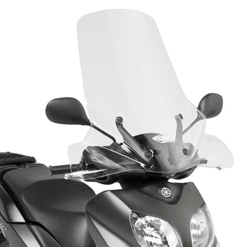 GIVI SZYBA PRZEZROCZYSTA 65 x 70 cm (H x W) YAMAHA Xenter 125-150 (12 > 16)