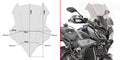 GIVI SZYBA DYMIONA 55 x 46,5 cm (H x W) - YAMAHA Tracer 900 / Tracer 900 GT (18 >20)