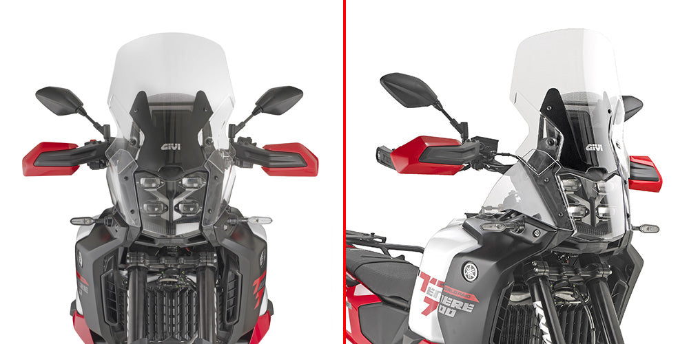 GIVI SZYBA PRZEZROCZYSTA 38 x 39 cm (H x W) - YAMAHA ténéré 700 world raid (26)