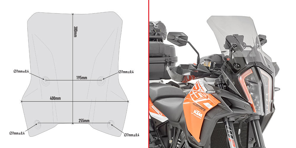 GIVI SZYBA DYMIONA - KTM 1290 SUPER ADVENTURE (17)