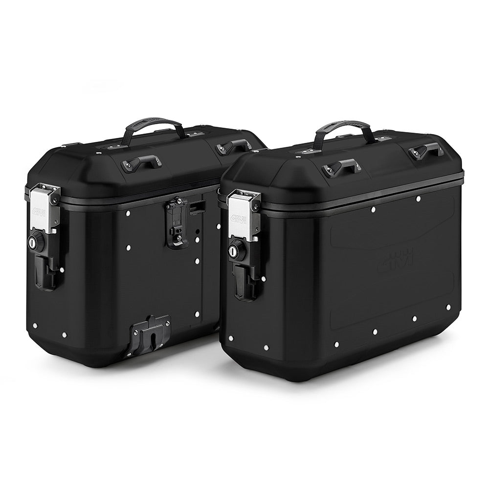 GIVI KUFER BOCZNY TREKKER DOLOMITI ALU BLACK LINE (PARA 2X36LT)