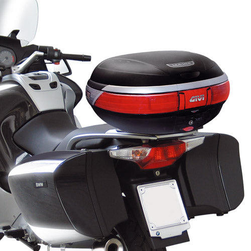 GIVI STELAŻ KUFRA CENTRALNEGO Z PŁYTĄ MONOKEY - BMW R 1200 RT (05 > 13)