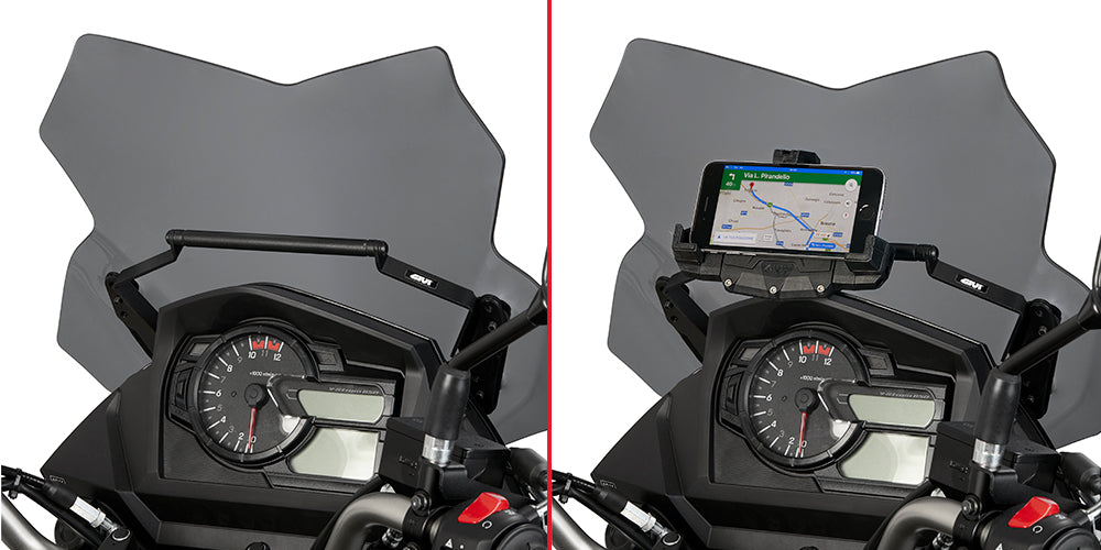 GIVI POPRZECZKA DO MONTAŻU GPS / SMARTPHONE - SUZUKI DL 650 V-Strom (17 - 20)