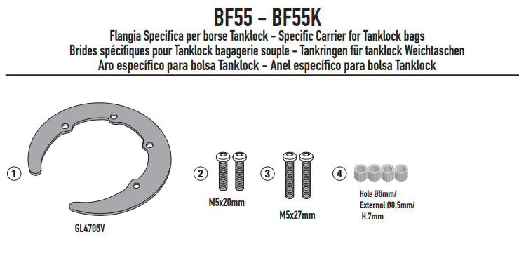 GIVI MOCOWANIE TANKLOCK - VOGE BRIVIDO 300 R (21)