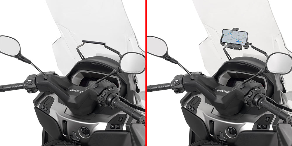 GIVI POPRZECZKA DO MONTAŻU GPS / SMARTPHONE - PIAGIO MP3 HPE 400-400 Sport - 530 Exclusive (22)
