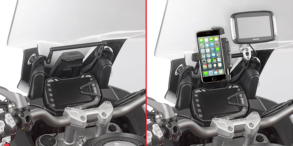 GIVI POPRZECZKA DO MONTAŻU GPS / SMARTPHONE - DUCATI MULTISTRADA