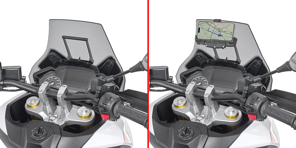 GIVI POPRZECZKA DO MONTAŻU GPS / SMARTPHONE - PEUGEOT XP400 GT / XP400 Allure (23)