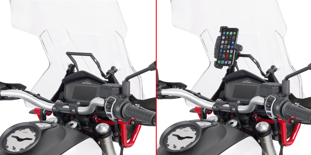 GIVI POPRZECZKA DO MONTAŻU GPS / SMARTPHONE - MOTO GUZZI V85 TT (19)