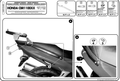 GIVI STELAŻ KUFRA CENTRALNEGO (BEZ PŁYTY) - HONDA CBR 1100 XX (97 > 09)