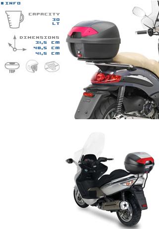 KAPPA KUFER CENTRALNY 30L MONOLOCK K30N ( ZAWIERA PŁYTĘ ) – zdjęcie 2
