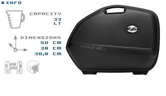 KAPPA KUFRY BOCZNE 33L MONOKEY SIDE K33N K'ROAD (PARA = 2 SZT) – zdjęcie 2