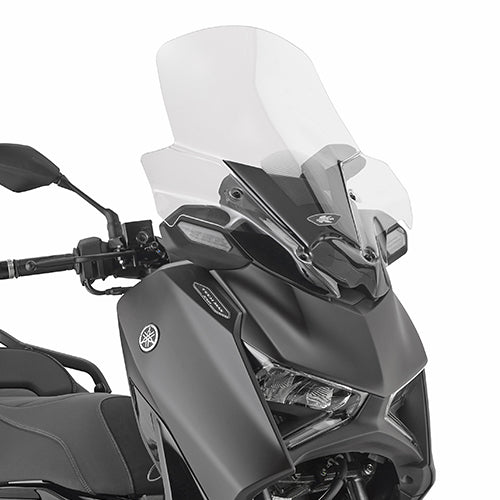 KAPPA SZYBA YAMAHA X-MAX 300 TECH MAX '25- (58,5 CM X 58 CM) PRZEZROCZYSTA (10 CM WYZSZA OD ORYGINALNEJ)