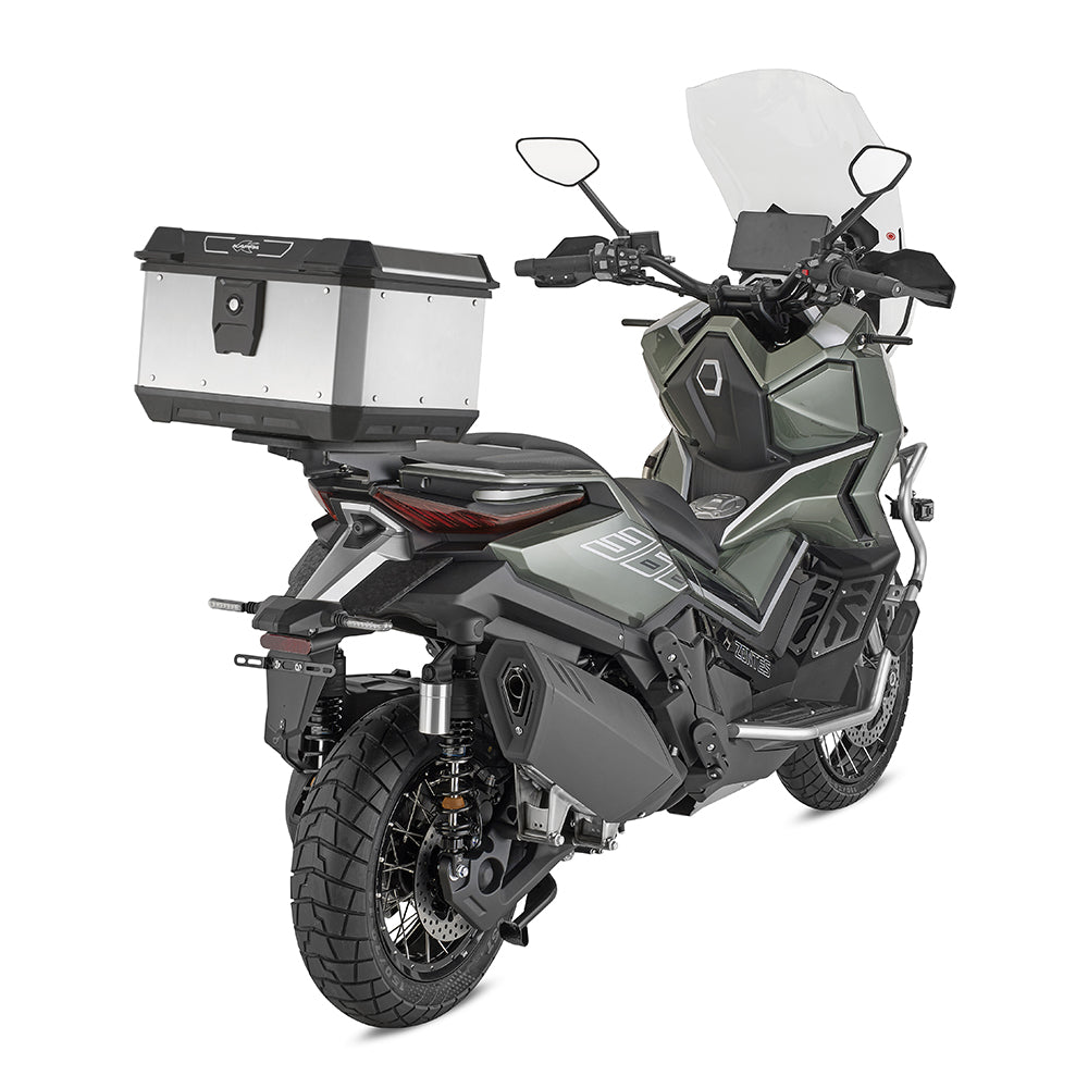 KAPPA KUFER CENTRALNY MONOLOCK 40L KMX400A K'METROBOX ALUMINIOWY SREBRNY ( ZAWIERA PŁYTĘ ) – zdjęcie 3