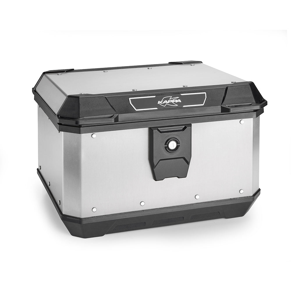 KAPPA KUFER CENTRALNY MONOLOCK 40L KMX400A K'METROBOX ALUMINIOWY SREBRNY ( ZAWIERA PŁYTĘ )
