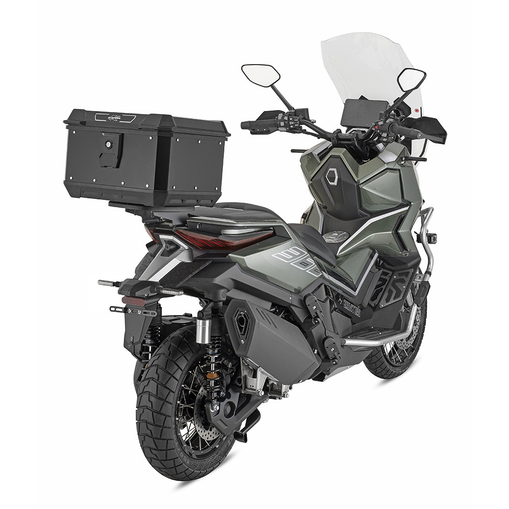 KAPPA KUFER CENTRALNY MONOLOCK 40L KMX400B K'METROBOX ALUMINIOWY CZARNY ( ZAWIERA PŁYTĘ ) – zdjęcie 3