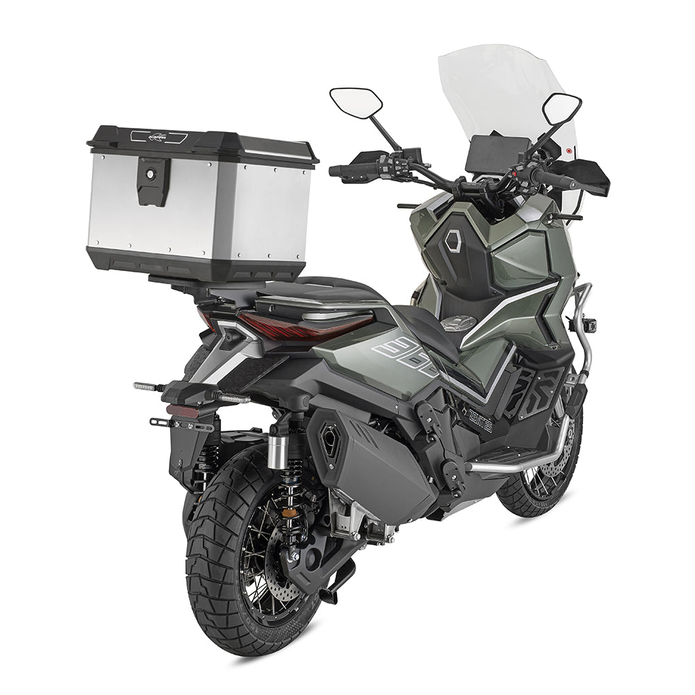 KAPPA KUFER CENTRALNY MONOLOCK 50L KMX500A K'METROBOX ALUMINIOWY SREBRNY ( ZAWIERA PŁYTĘ ) – zdjęcie 3