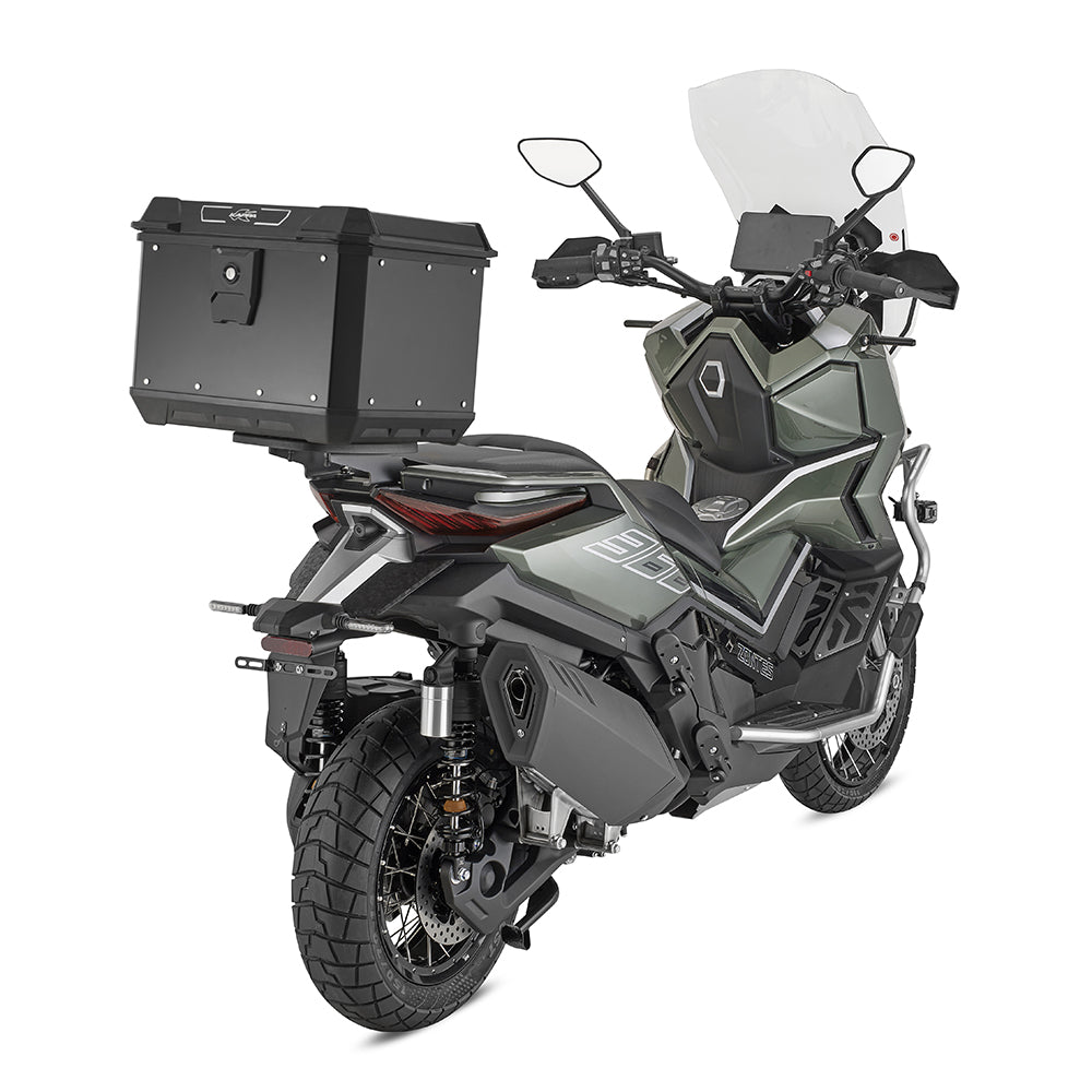 KAPPA KUFER CENTRALNY MONOLOCK 50L KMX500B K'METROBOX ALUMINIOWY CZARNY ( ZAWIERA PŁYTĘ ) – zdjęcie 3