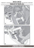 KAPPA GMOLE OSŁONY SILNIKA YAMAHA MT 07 TRACER '16-'19, TRACER 7 '20-'24 CZARNE - GÓRNE – zdjęcie 4