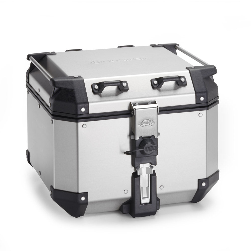 KAPPA KUFER CENTRALNY 42L MONOKEY KVG420A K'VOYAGER ALUMINIOWY KOLOR SREBRNY