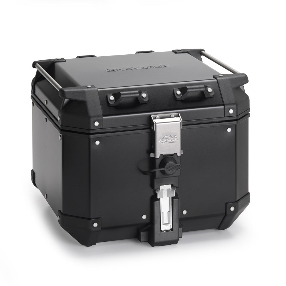 KAPPA KUFER CENTRALNY 42L MONOKEY KVG420B K'VOYAGER ALUMINIOWY KOLOR CZARNY ANODOWANY BLACK LINE