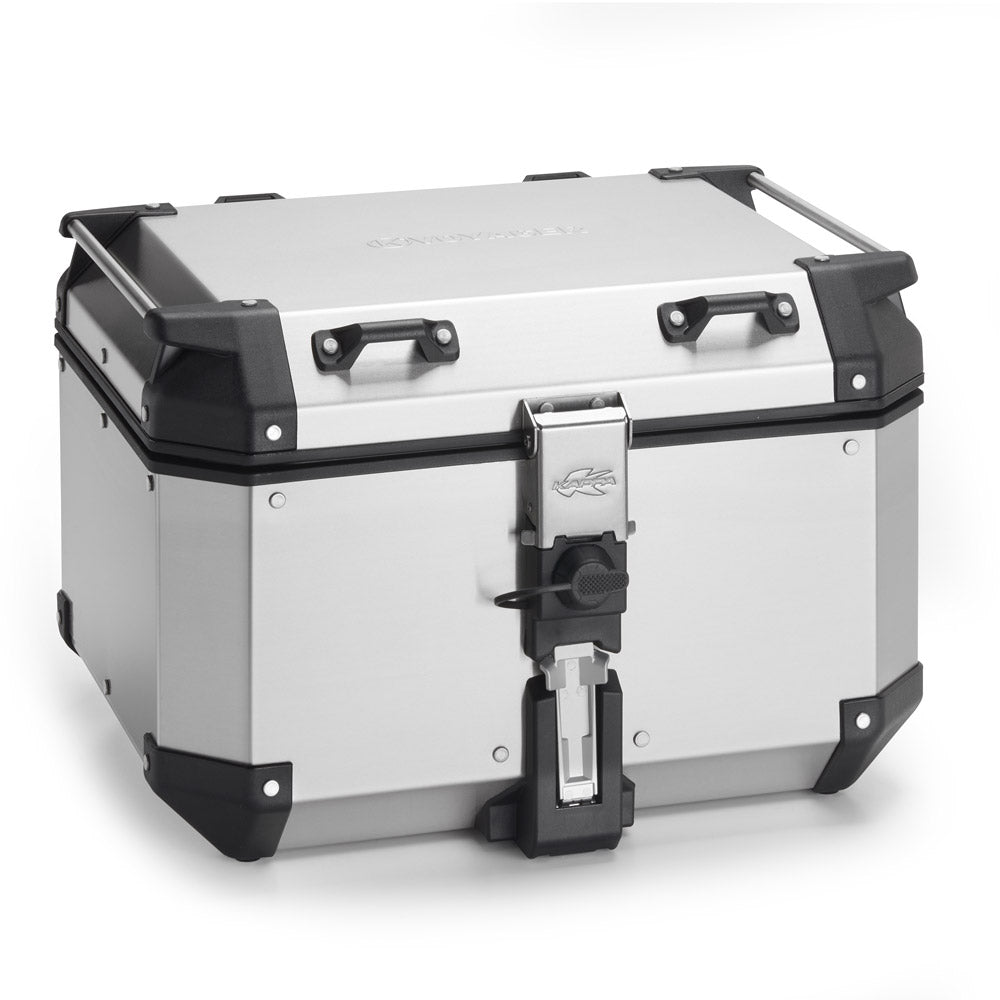 KAPPA KUFER CENTRALNY 48L MONOKEY KVG480A K'VOYAGER ALUMINIOWY KOLOR SREBRNY