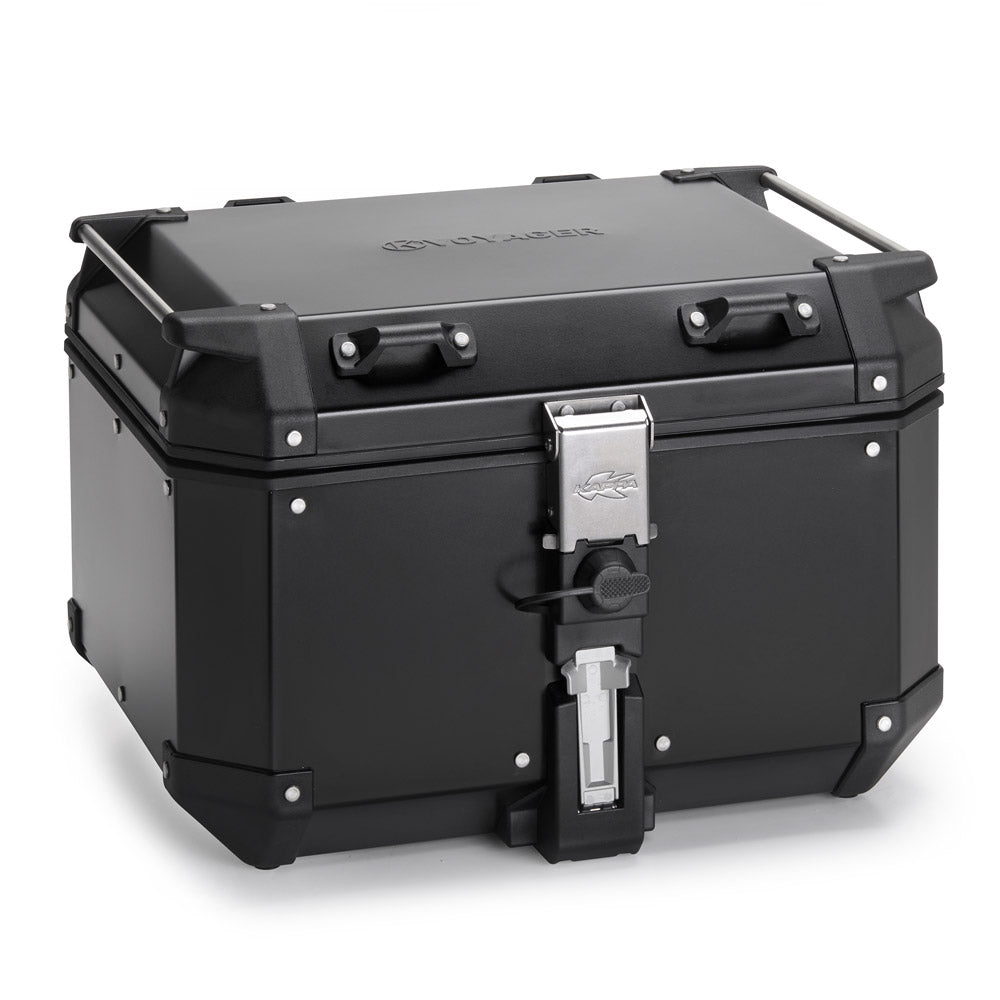 KAPPA KUFER CENTRALNY 48L MONOKEY KVG480B K'VOYAGER ALUMINIOWY KOLOR CZARNY ANODOWANY BLACK LINE