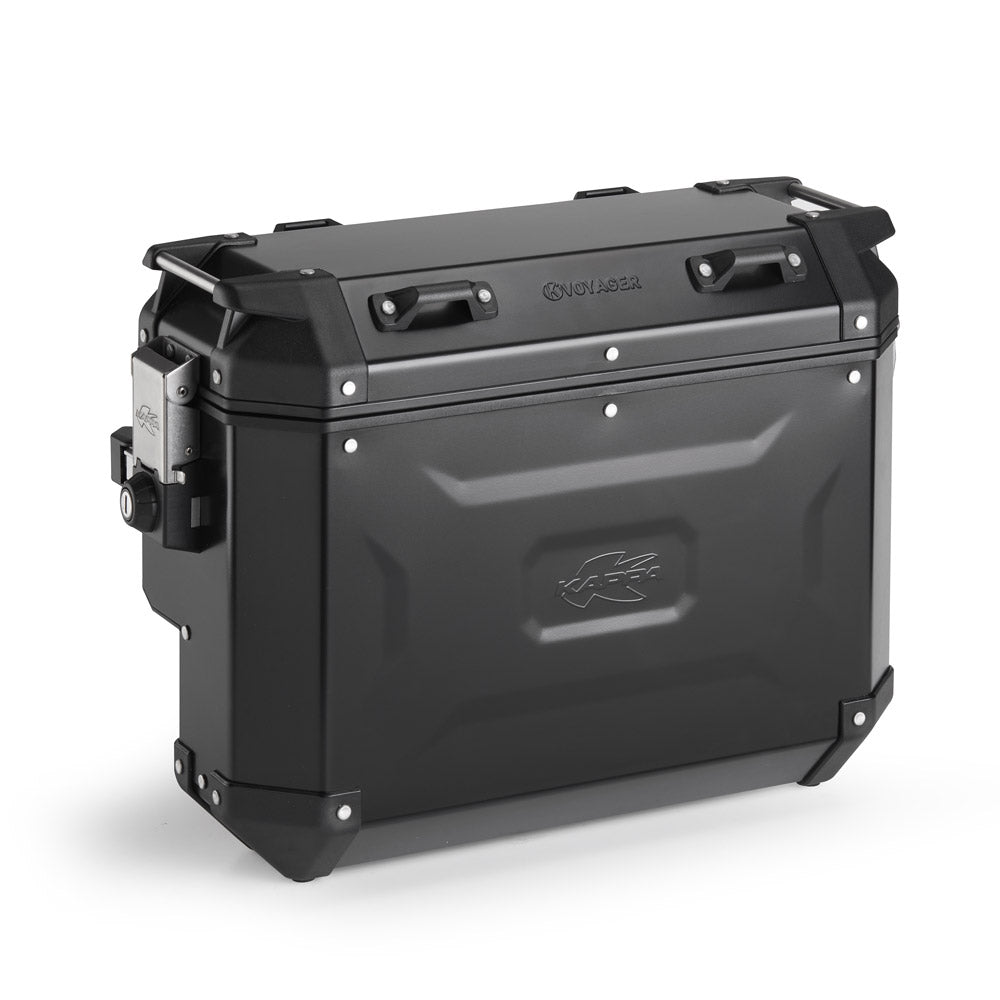 KAPPA KUFER BOCZNY 33L MONOKEY CAM SIDE KVGS33B K'VOYAGER ALUMINIOWY KOLOR CZARNY ANODOWANY - WCIĘTY