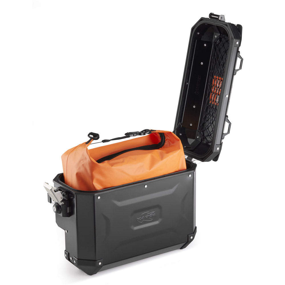 KAPPA KUFER BOCZNY 33L MONOKEY CAM SIDE KVGS33B K'VOYAGER ALUMINIOWY KOLOR CZARNY ANODOWANY - WCIĘTY – zdjęcie 2
