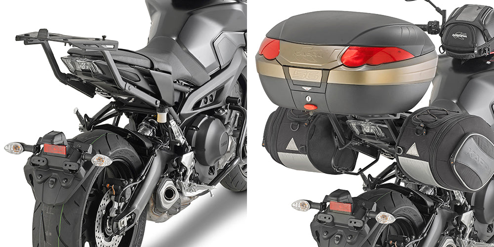 KAPPA STELAŻ KUFRA CENTRALNEGO YAMAHA MT-09 '17-'20 (BEZ PŁYTY)