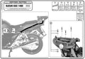 KAPPA STELAŻ KUFRA CENTRALNEGO SUZUKI GSX 1400 (02-09) ( BEZ PŁYTY ) – zdjęcie 2